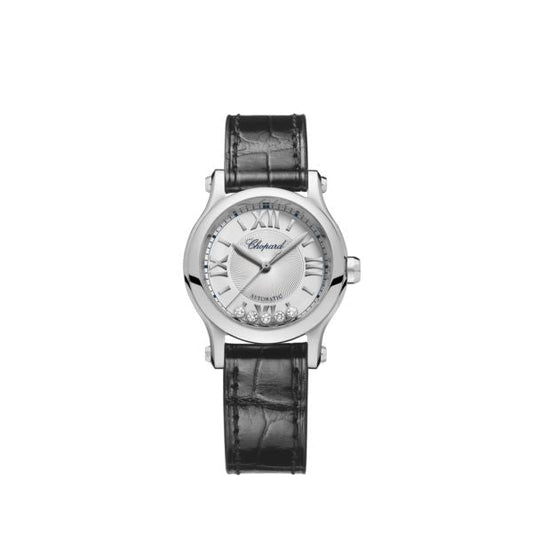 Chopard Happy Sport Stainlees steel & Diamonds Ladies Watch