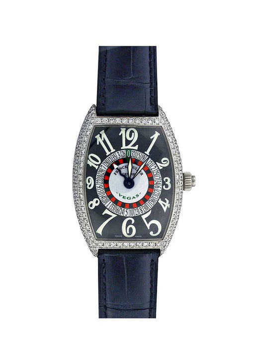 Franck Muller Casablanca 18kt White Gold Diamond Men's Watch