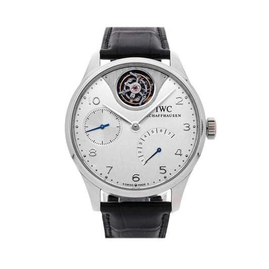 IWC Tourbillon Portuguese Tourbillon Mystere Platinum Men's Watch