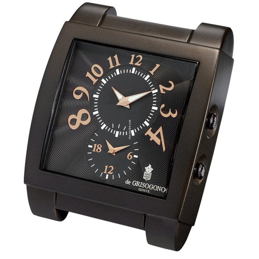 De Grisogono Table Travel Clock Brown