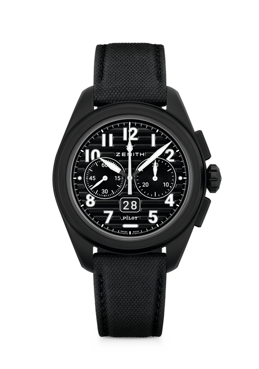 Zenith Pilot Big Date Flyback Black Ceramic Men's Watch