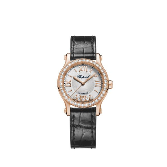 Chopard Happy Sport Ethical Rose Gold  & Diamonds Ladies Watc