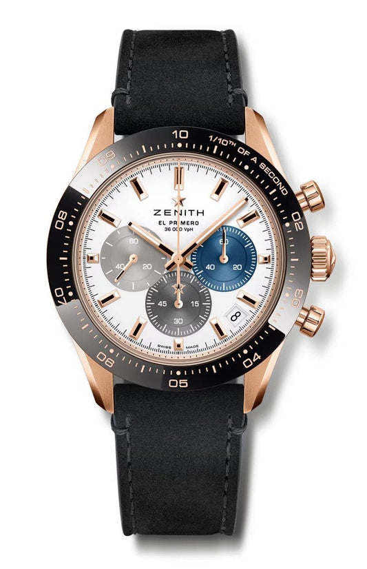 Zenith Chronomaster Sport 18K Rose Gold & Ceramic Unisex Watch