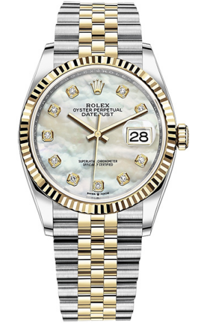 Rolex Datejust 36mm Stainless Steel & 18K Yellow Gold Lady's Watch