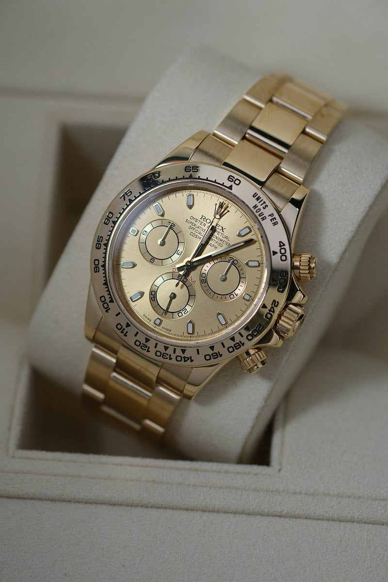 Rolex Cosmograph Daytona 40mm 18K  Yellow Gold Men's Watch