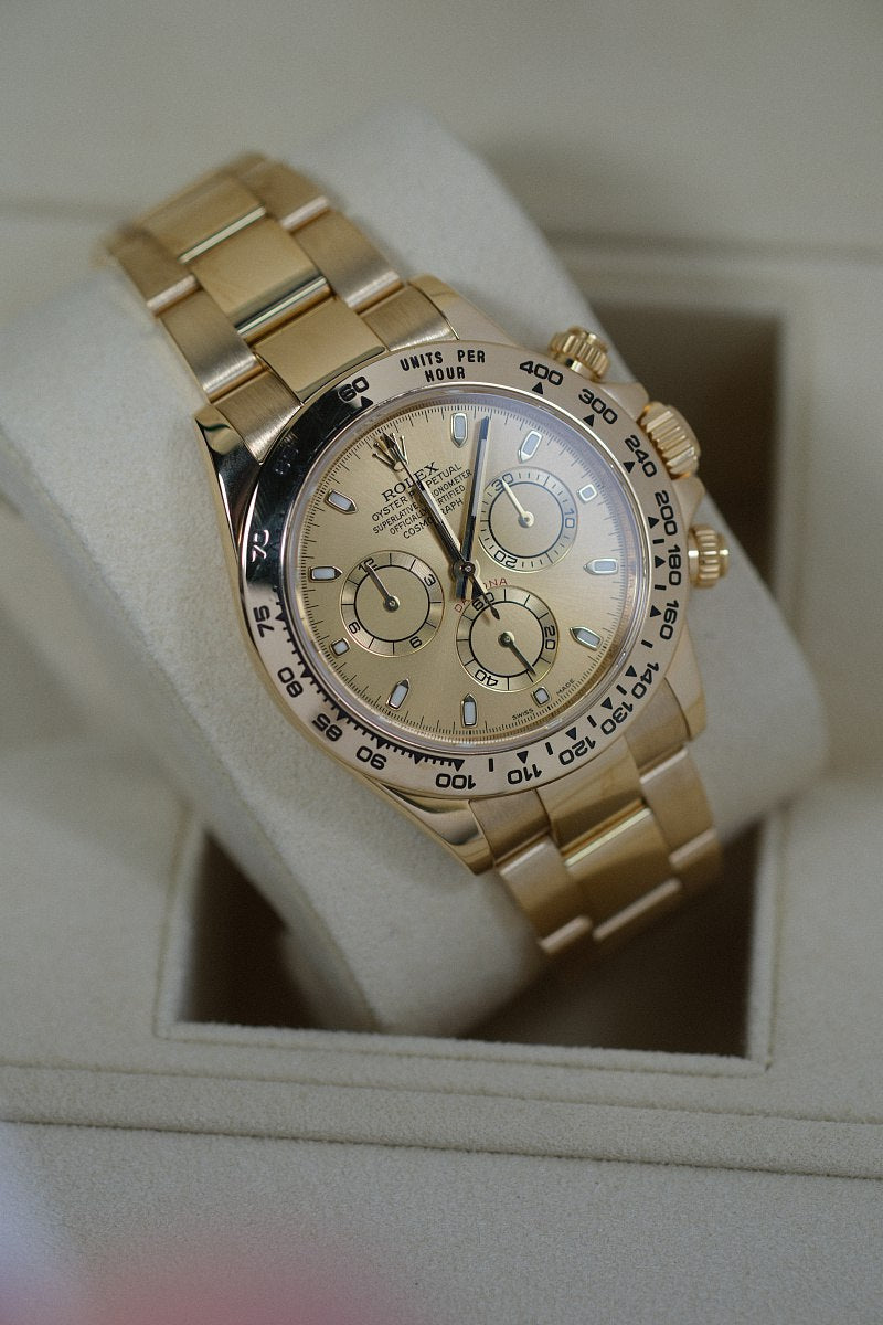 Rolex Cosmograph Daytona 40mm 18K  Yellow Gold Men's Watch