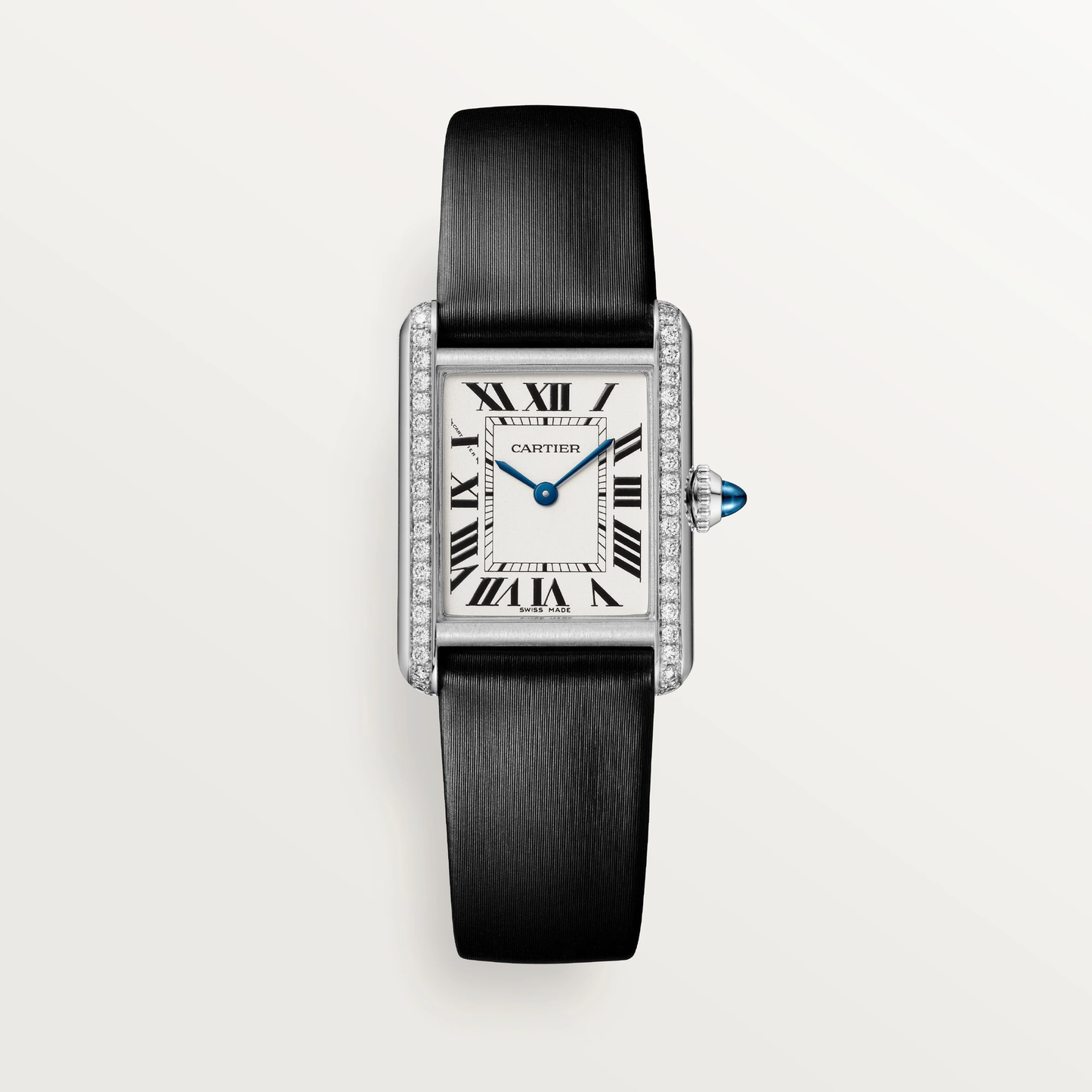 Cartier Tank Stainless steel & Diamond Lady's Watch