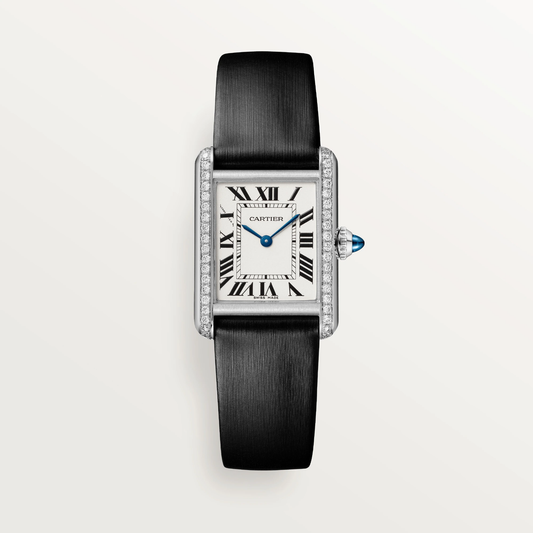 Cartier Tank Stainless steel & Diamond Lady's Watch