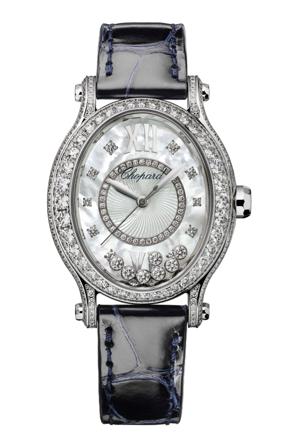 Chopard Happy Sport 18K White Gold &amp; Diamonds