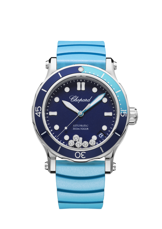 Chopard Happy Ocean Stainless Steel & Diamonds Ladies Watch