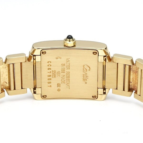 Cartier Tank Française 18K Yellow Gold & Diamonds Lady's Watch