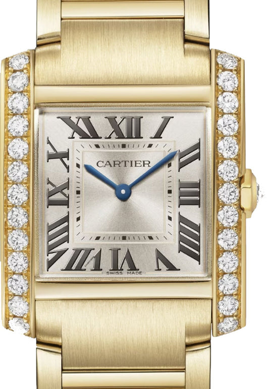 Cartier Tank Française 18K Yellow Gold & Diamonds Lady's Watch