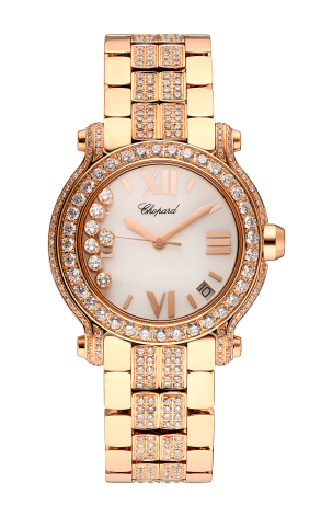 Chopard Happy Sport 18K Rose Gold & Diamonds Lady's Watch