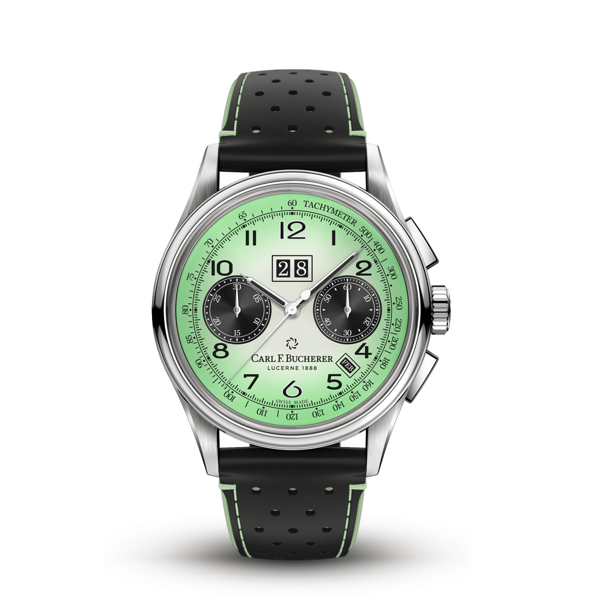 Carl F. Bucherer Haritage Chronograph Stainless steel Limited Edition Men's Watch