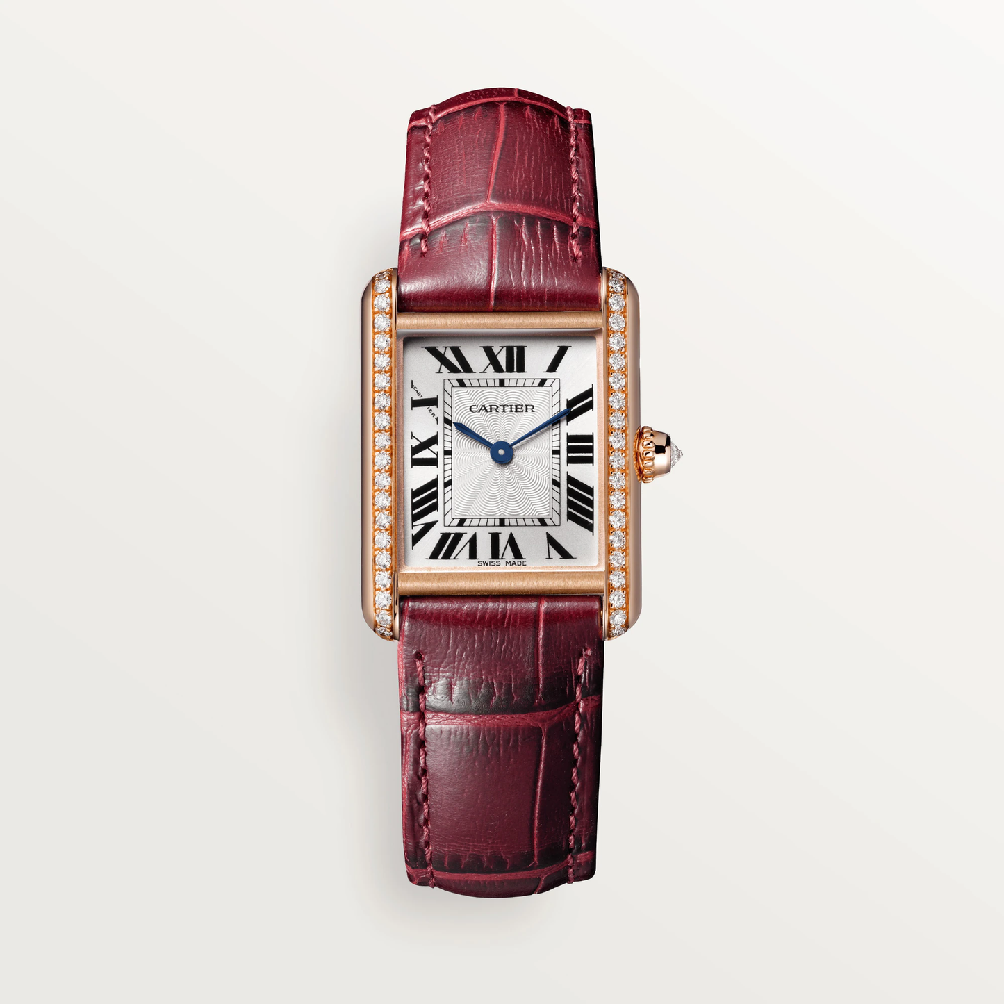 Cartier Tank Rose Gold & Diamond Lady's Watch