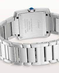 Cartier Tank Française Stainless Steel & Diamonds Lady's Watch