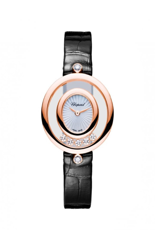 Chopard Happy Diamonds Icons Oval 18K Rose Gold & Diamonds Ladies Watch