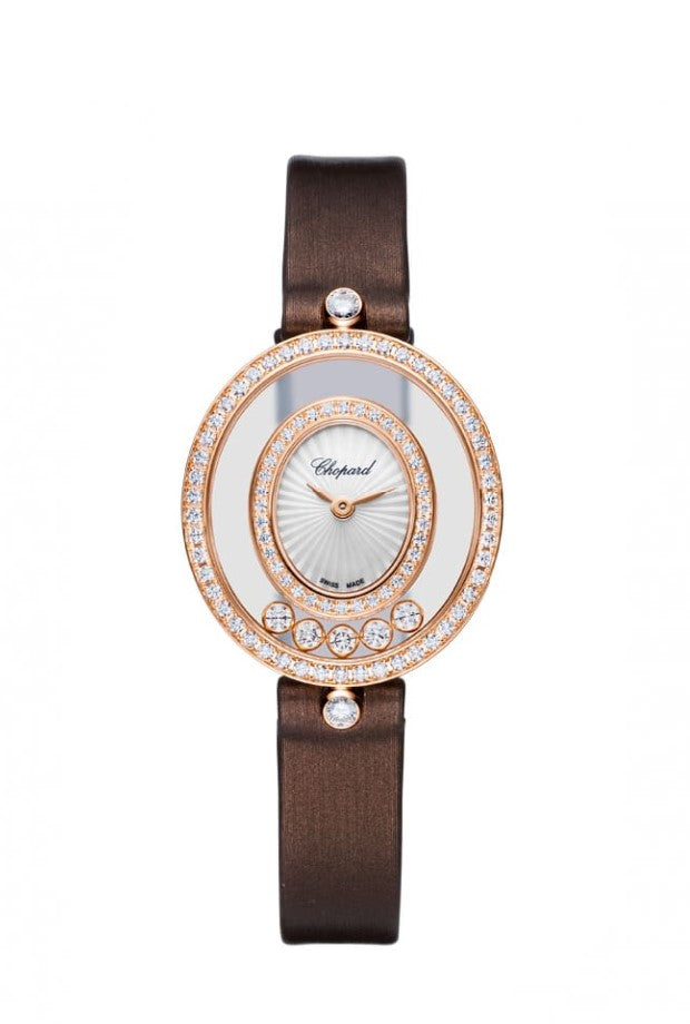 Chopard Happy Diamonds Icons Oval 18K Rose Gold & Diamonds Ladies Watch