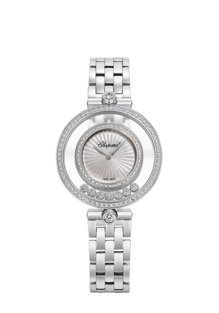 Chopard Happy Diamonds Icons 18K White Gold & Diamonds Ladies Watch