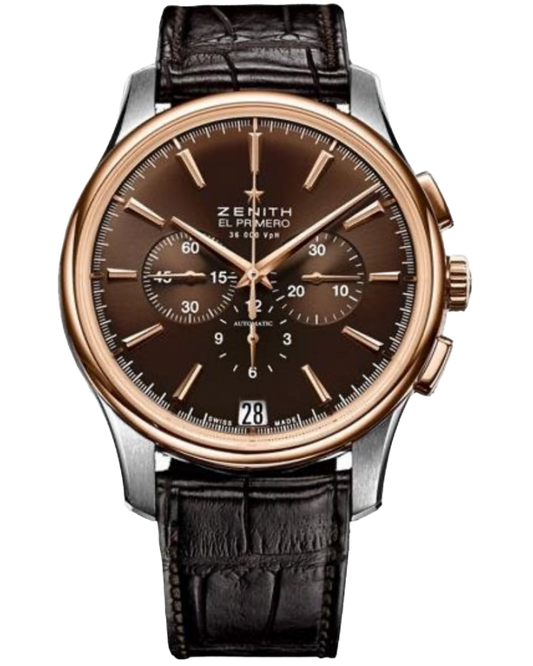 Zenith El Primero Captain Chronograph  Stainless steel & 18K Rose Gold Men's Watch