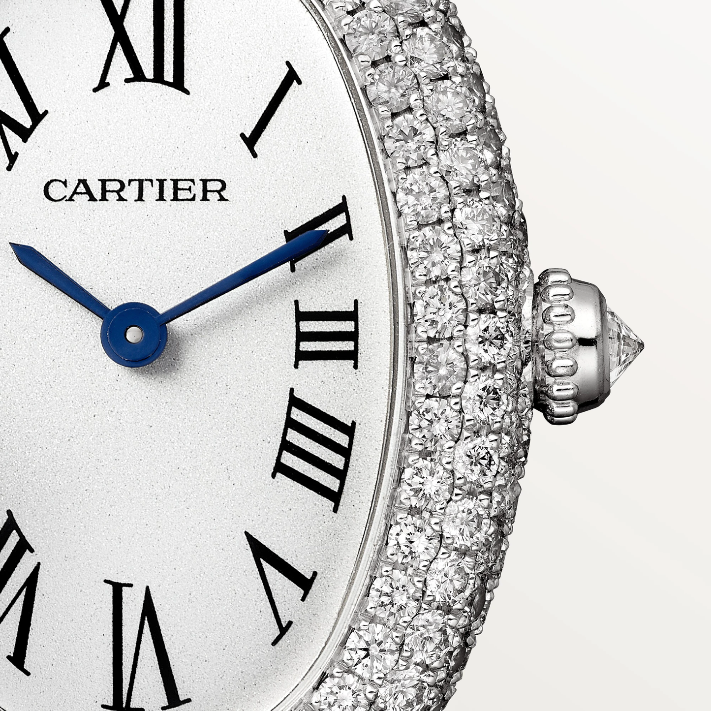 Cartier Baignoire 18K black Gold & Diamonds Ladies Watch