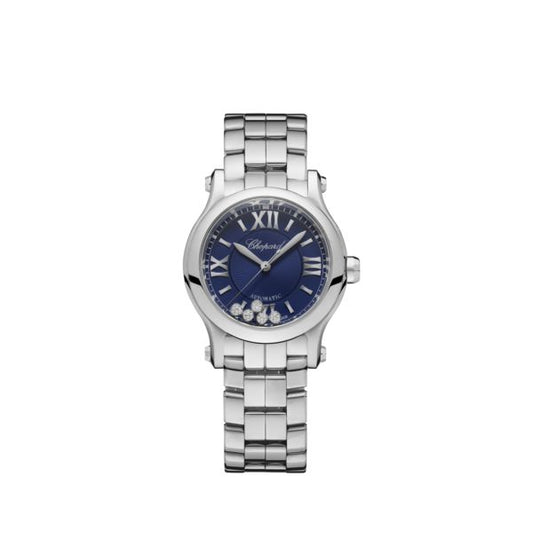 Chopard Happy Sport Stainlees steel & Diamonds Ladies Watch