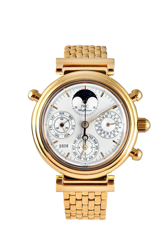 IWC Da Vinci Perpetual Rattrapante 18K Yellow Gold Men's Watch