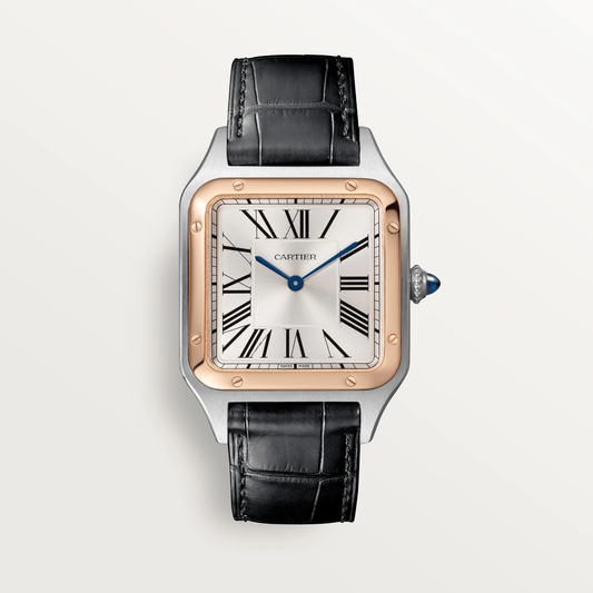 Cartier Santos Stainless Steel & Rose Gold Unisex Watch