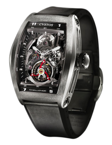 Cvstos Challenge Jet-Liner Tourbillon Titanium Mens Watch