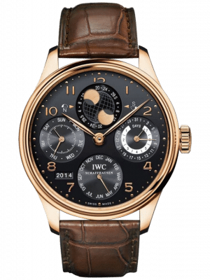 IWC Portuguese Perpetual Calendar Hemisphere Moonphase 18K Rose Gold Men's Watch