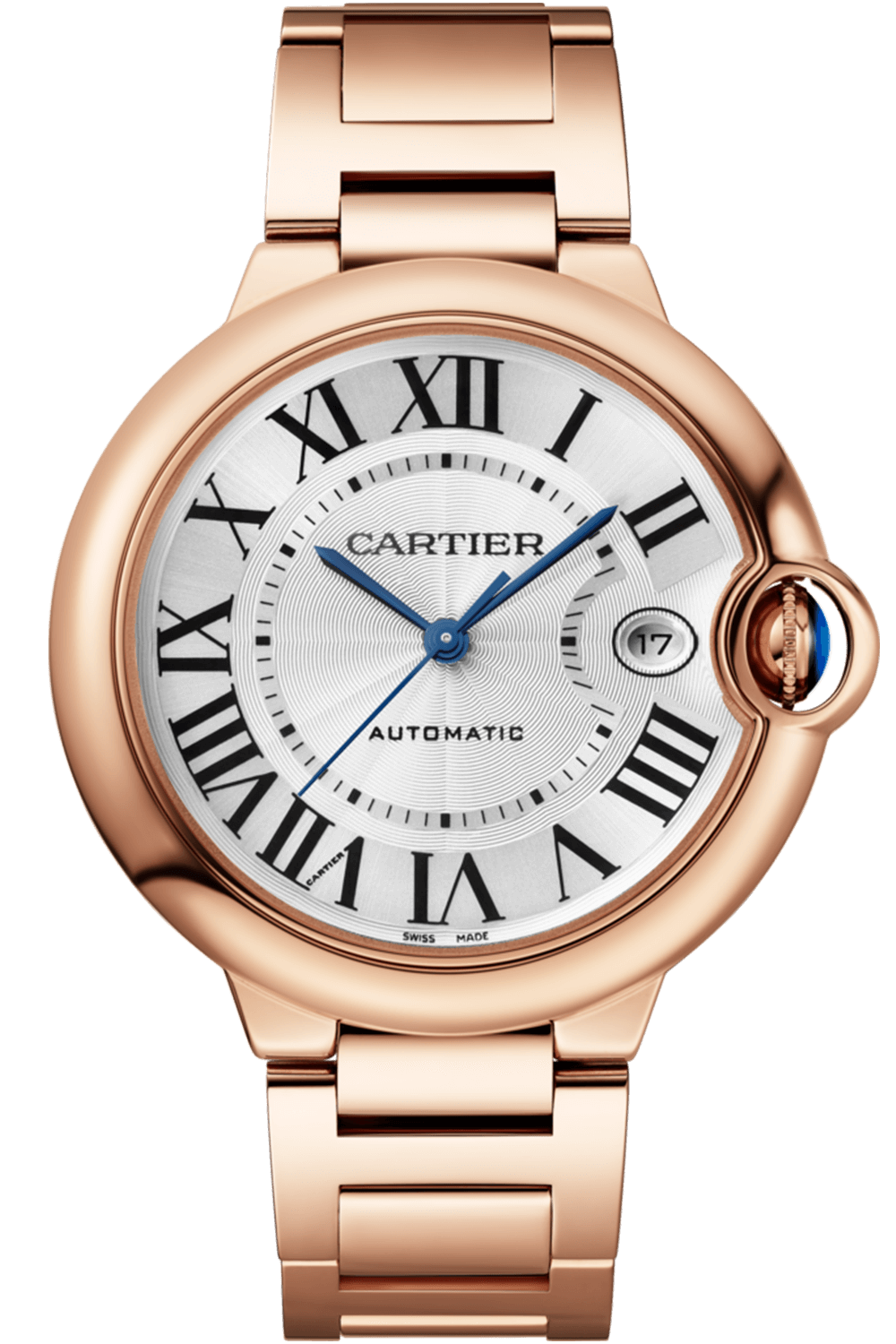 Cartier Ballon Bleu 18K Rose Gold Men's Watch