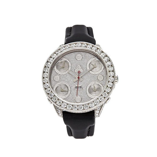 Jacob & Co. Five Time Zone Steel Diamond JCM-30