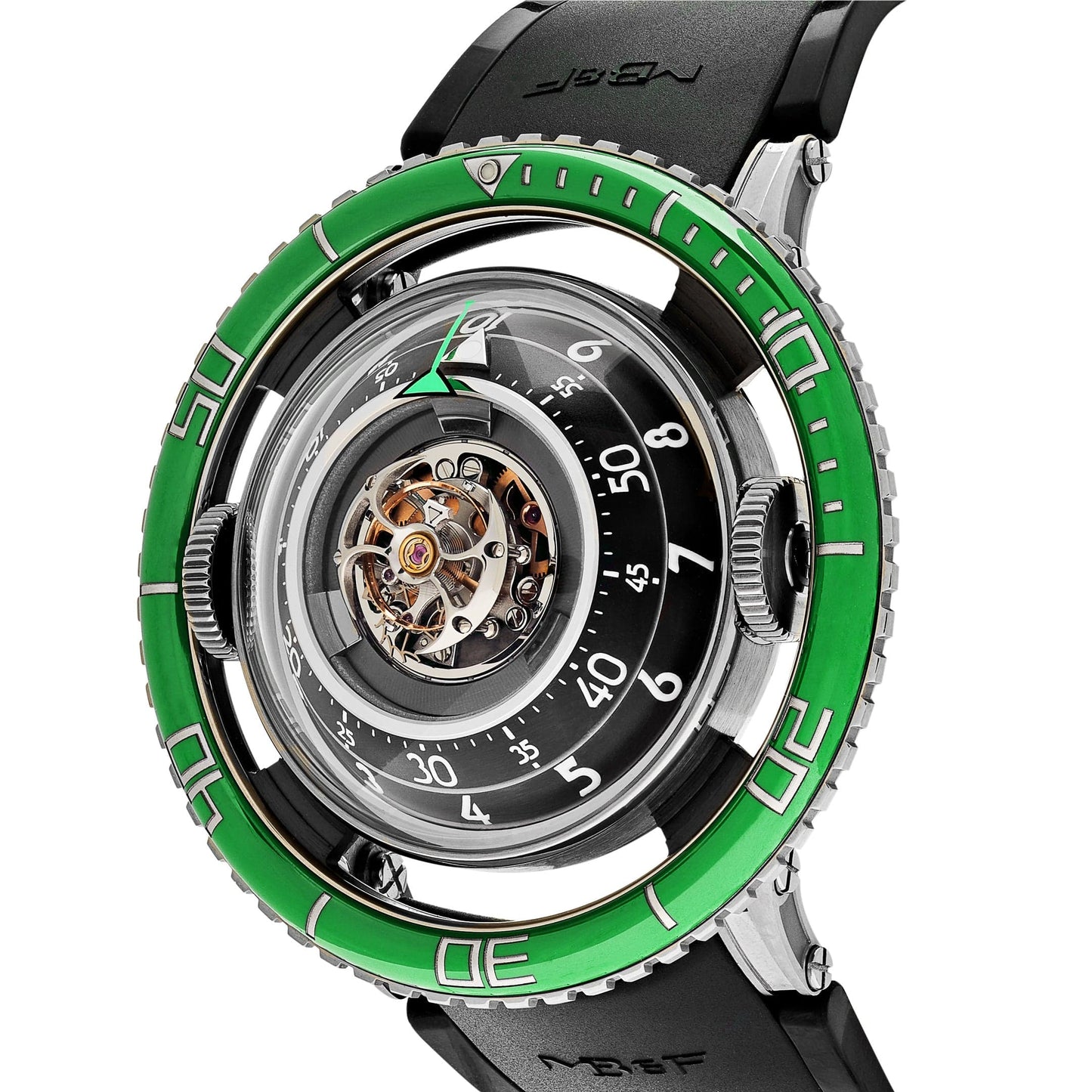 MB&F Horological Machine 70.TGL.B Aquapod HM7 Titanium Green Limited Edition