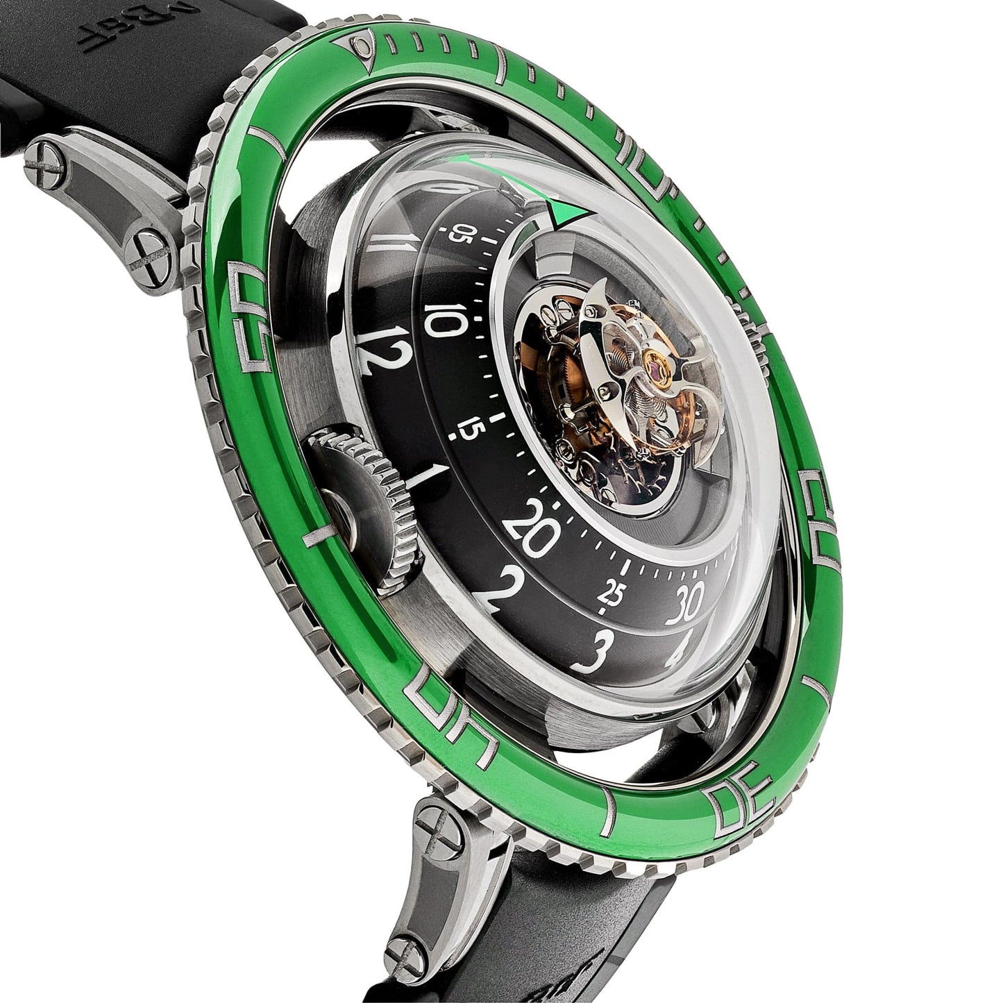 MB&F Horological Machine 70.TGL.B Aquapod HM7 Titanium Green Limited Edition