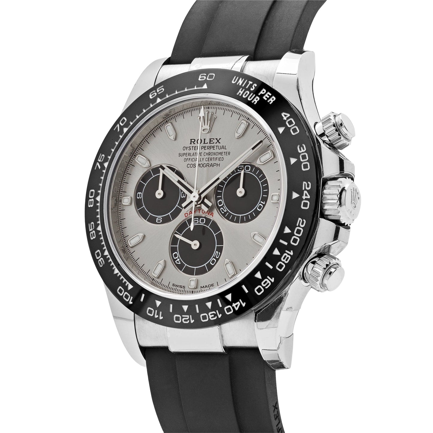 Rolex Cosmograph Daytona 116519LN 'Ghost' White Gold Steel and Bright Black Dial