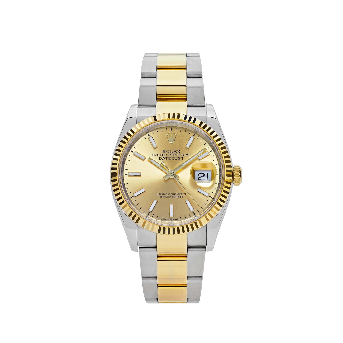 Rolex Datejust 126233 Two-Toned Yellow Gold Stainless Steel Champagne Dial (2023)