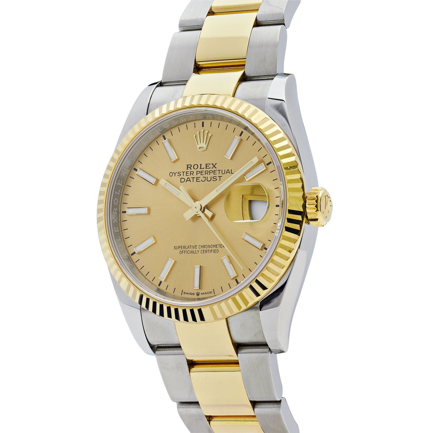 Rolex Datejust 126233 Two-Toned Yellow Gold Stainless Steel Champagne Dial (2023)