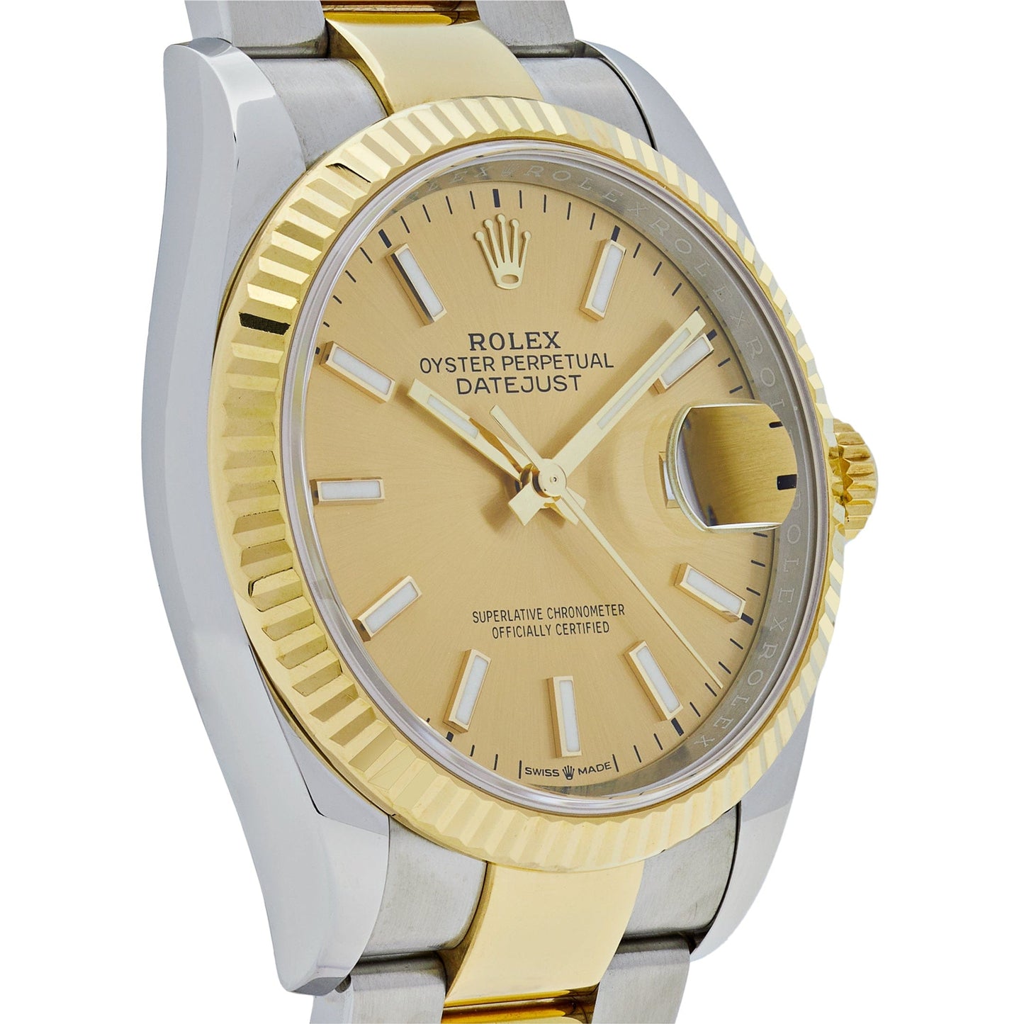 Rolex Datejust 126233 Two-Toned Yellow Gold Stainless Steel Champagne Dial (2023)