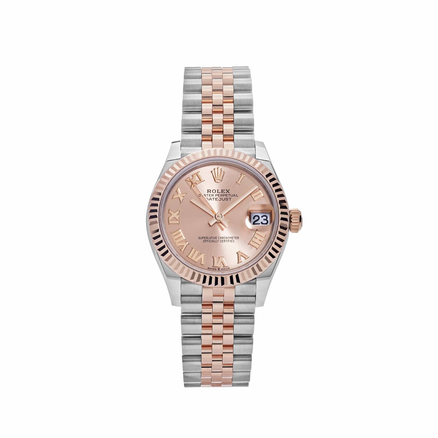 Rolex Datejust 278271 Rose Gold Stainless Steel Roman Pink Dial Jubilee (2023)