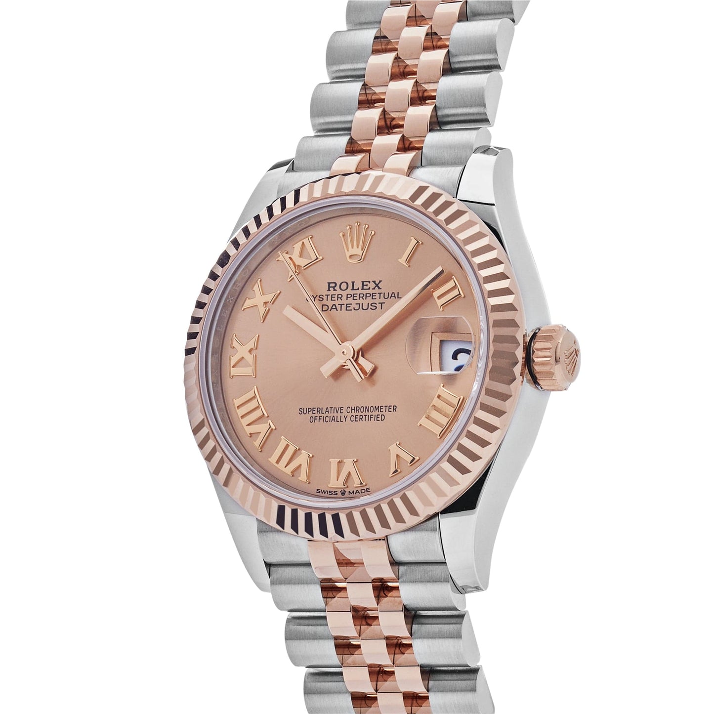 Rolex Datejust 278271 Rose Gold Stainless Steel Roman Pink Dial Jubilee (2023)