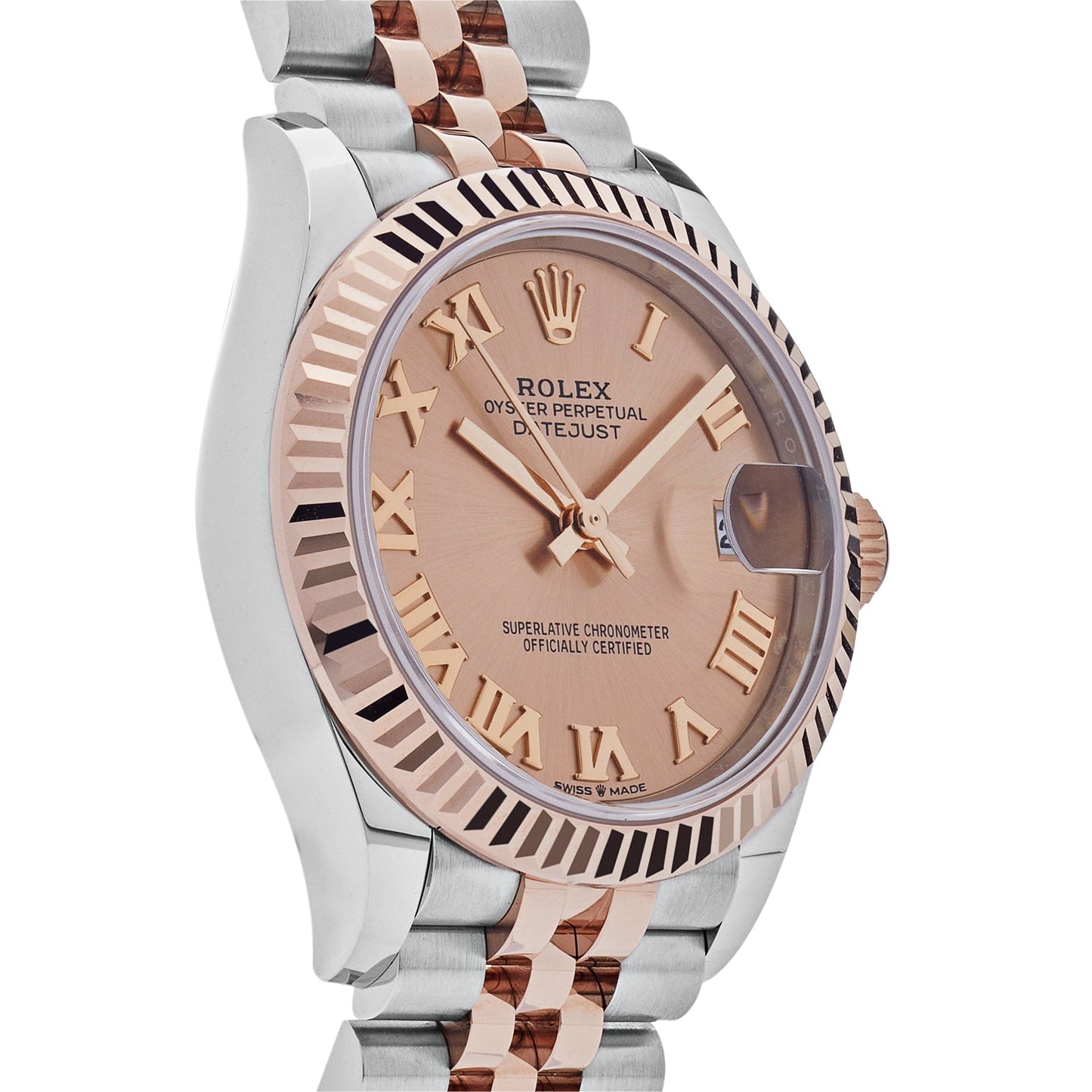 Rolex Datejust 278271 Rose Gold Stainless Steel Roman Pink Dial Jubilee (2023)