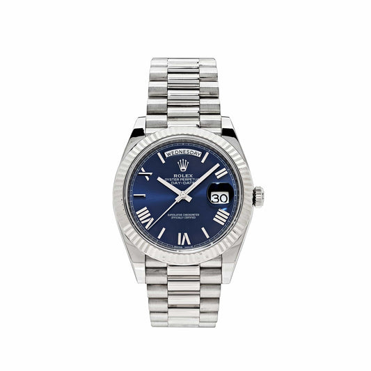 Rolex Day-Date 228239 White Gold Blue Dial (2018)