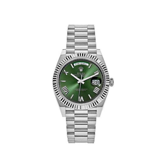 Rolex Day-Date 228239 White Gold Olive Dial (2022)