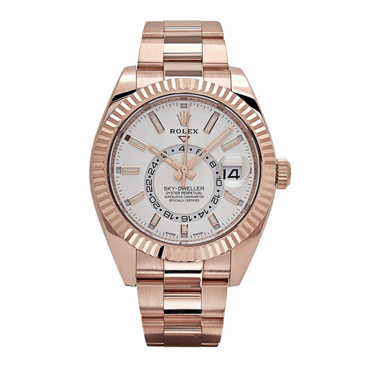 Rolex Sky-Dweller 326935 Rose Gold White Dial (2021)