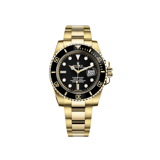 Rolex Submariner Date 116618LN Yellow Gold Black Dial (2020)