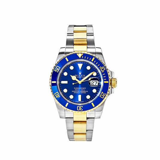 Rolex Submariner Date 116613LB Stainless Steel Yellow Gold Blue Dial