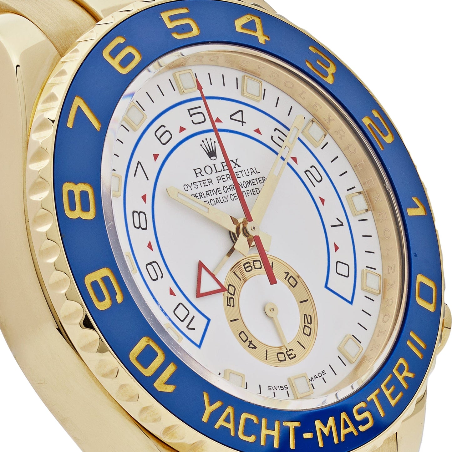 Rolex Yacht-Master II 116688 Yellow Gold White Dial (2009)