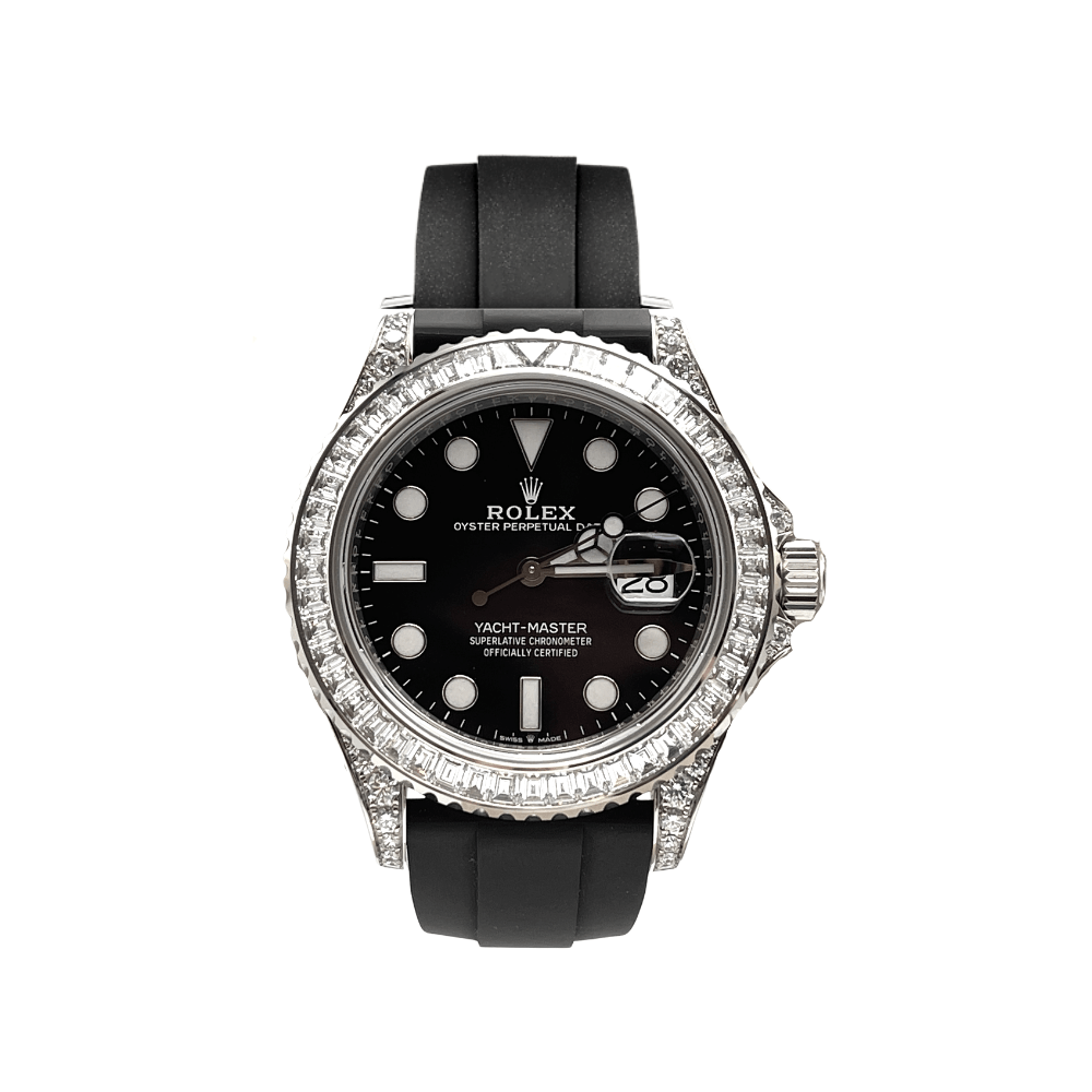 Rolex Yacht-Master 226679TBR White Gold Black Dial Diamond Bezel