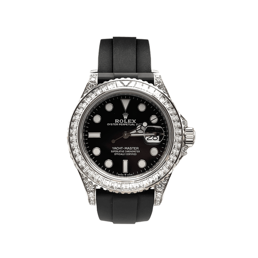 Rolex Yacht-Master 226679TBR White Gold Black Dial Diamond Bezel