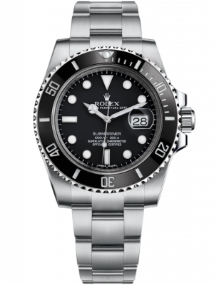 Rolex Submariner Date Stainless Steel & Ceramic Men's Watch